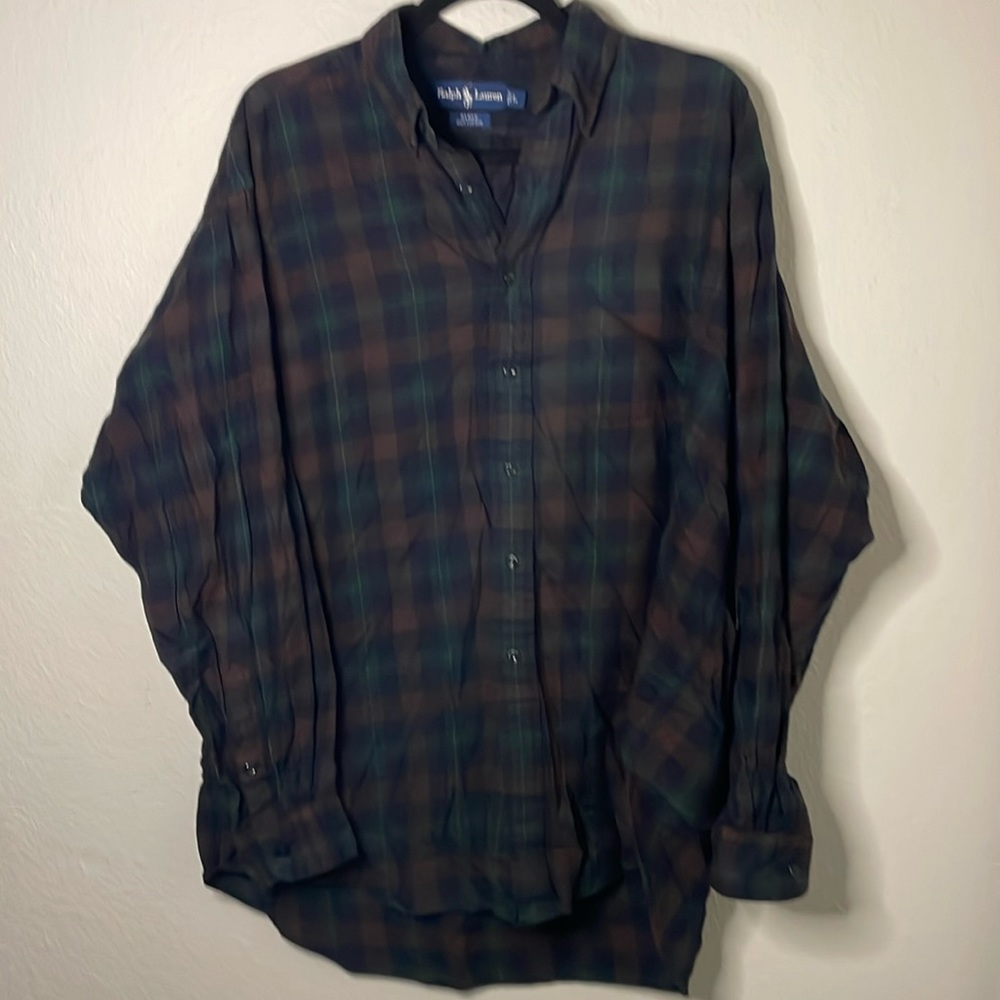 Ralph Lauren Blake Shirt Plaid Size Large multi color